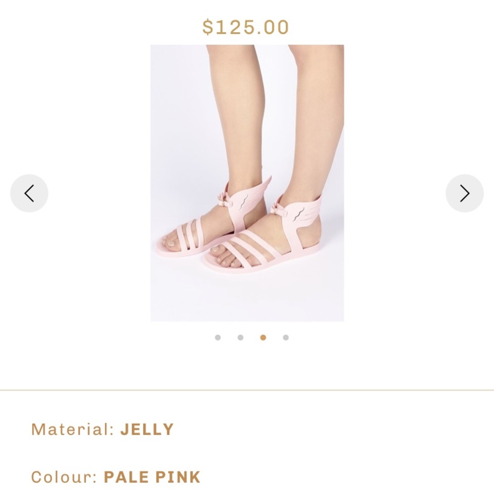 NWT jelly Ikaria pale pink Ancient Greek Sandals - Picture 4 of 10